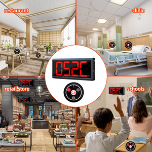 Wireless Restaurant Calling Button Pager <strong>System</strong> with LED <strong>Display</strong> Board <strong>Queue</strong> <strong>Management</strong> Service Call <strong>System</strong>