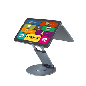 ZHONGJI, terminal POS de pantalla táctil capacitiva de 15,6 pulgadas, sistema de pantalla única de Windows con CPU I3/I5 para caja registradora POS - Product Image 4