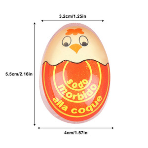 1 pz uovo cambia colore <span class=keywords><strong>Timer</strong></span> Yummy Soft Hard Boiled Eggs Cooking Kitchen eco-friendly Resin Egg <span class=keywords><strong>Timer</strong></span> Tools forniture da cucina