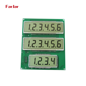 Suministro de fábrica Pantalla LCD TN de 7 segmentos Pantalla LCD transmisiva positiva para Calculadora de dispensador de combustible - Product Image 5