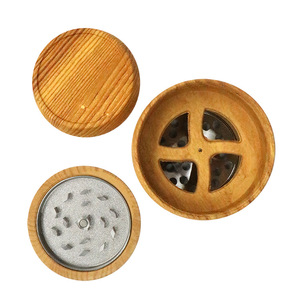 光滑的木制研磨机在所有吸烟配件上雕刻您的标志原始产品制造