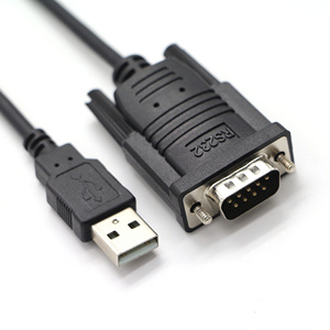 制造商USB 2.0至RS232串行端口DB9 9针连接器公转换器适配器，带用于计算机调制解调器的FTDI芯片组