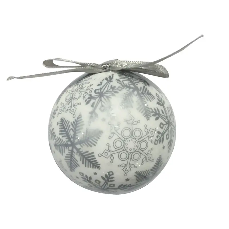 Dibujo personalizado al por mayor decoración del árbol de Navidad colgantes adornos navideños bolas de Navidad