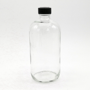 4 <strong>oz</strong> 200ml 300ml 500ml Wholesale Small Clear Glass Bottles With Lids Boston Bottles Ger Shots Whiskey <strong>Liquids</strong>