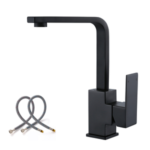 Vòi Quầy Bar Vòi Pha Nước Nóng Lạnh Hồ Quang Cao Bằng Thép Không Gỉ Tay Cầm Đơn Vòi Chậu Rửa Nhà Bếp Màu Đen - Product Image 6