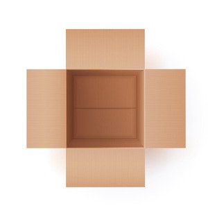 批发直销可回收棕色纸板纸箱内部平板搬运运输箱 - Product Image 6