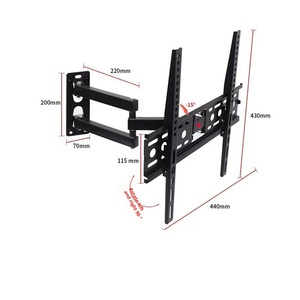 M-814 26-55 "VESA 400*400มม. รองรับ22กก. ขายึดติดผนังแบบหมุนหมุนหมุนหมุนได้หมุนได้หมุนได้หมุนได้ทุกการเคลื่อนไหว - Product Image 3
