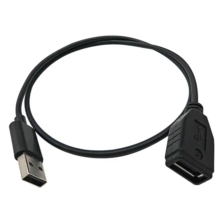 HJX Factory-وصلة USB, وصلة USB 2.0 بطول 1 متر ، لون أسود ، من الذكور إلى الإناث ، وصلات تمديد طراز USB ، طراز ، لون أسود ، طراز A for A for A Female