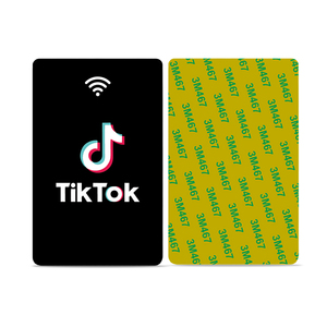 RFID NFC Business Review Link Código QR NTAG213 Tarjeta NFC de negocios en blanco para Tiktok Youtube - Product Image 6