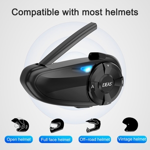 For Ejeas Q7 Full Duplex FM Wireless <strong>Intercom</strong> <strong>System</strong> 7 <strong>Radio</strong> Helmet Headset for Motorcycles Q7 <strong>Intercom</strong> for Better Communication - Product Image 5