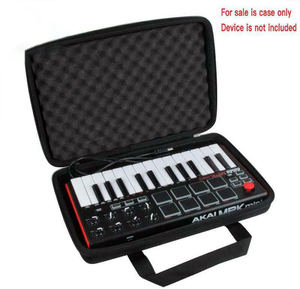 EVA sert çanta seyahat taşıma kılıfı kapak saklama çantası için AKAI profesyonel MPK Mini MKII 25-<span class=keywords><strong>Key</strong></span> taşınabilir USB MIDI klavye