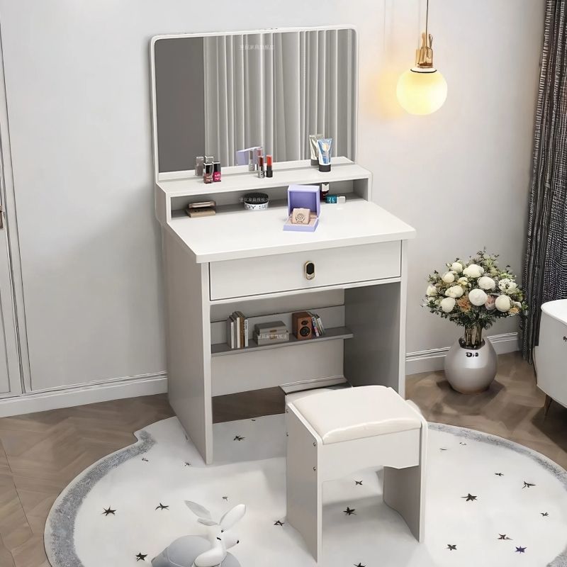 F50cm blanc + tabouret coiffeuse