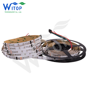 DMX 512デジタル標準プロトコルSMD3535 RGB 60LED/mドリームカラーフレキシブルLEDストリップライトUSB & NFC接続 - Product Image 2