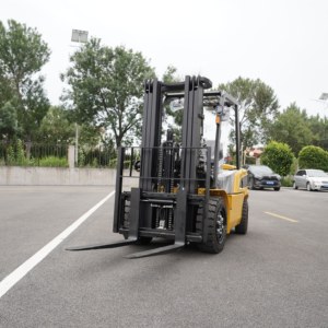 CE 3 Ton 3t dizel Forklift aynı sınıf Heli kamyon dizel Powered Forklift yan yükleyici dizel Forklift 4Wd liman için - Product Image 5