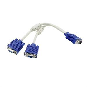 VGA3+6 <strong>1</strong> in <strong>2</strong> Out Computer LED Display Multifunctional Video Data <strong>1</strong> Male to <strong>2</strong> Female <strong>VGA</strong> Split Screen Cable - Product Image 5