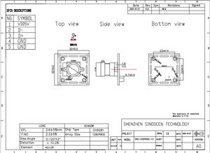 Modulo telecamera usb OV9281 a infrarossi Stereo con sensore di immagine a identificazione rapida - Product Image 6
