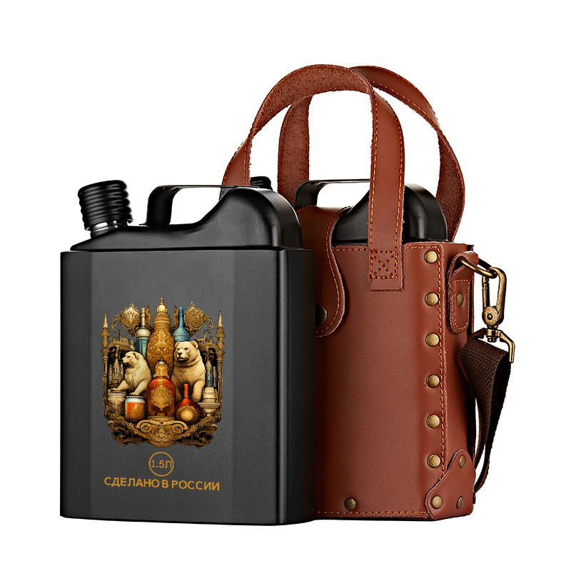 88 oz 316 brown leather case 1