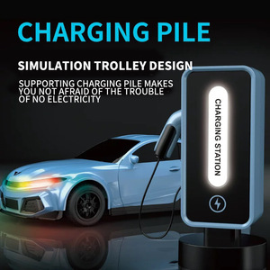 KYK 2025 New Remote Control <strong>Car</strong> 1:16 Sports <strong>Car</strong> with Charging Station Lifelike New Energy Electric Vehicle Model <strong>CAR</strong> TOY - Product Image 5