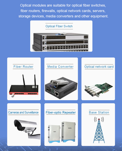 10G SFP + CWDM 10KM LC Transceptor óptico Sm Módulo de fibra óptica Compatible con Ip Tcp Wifi Redes Lan inalámbricas Módulo 10G SFP
