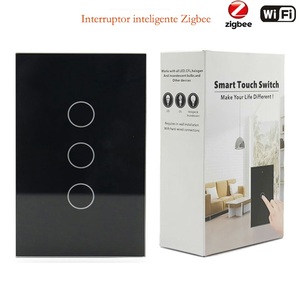Zigbee120USホワイト1334ギャング/2Wayスマート<span class=keywords><strong>Wifi</strong></span>タッチライトスイッチスマートTuyaWifiスイッチワークAlexaGoogleホームウォールスイッチ - Product Image 6