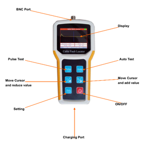 TDRL-902 Digital Gainและรูปคลื่นTdr TelecomสายFault Testerเกรดการทดสอบสายเคเบิลอุปกรณ์ - Product Image 4
