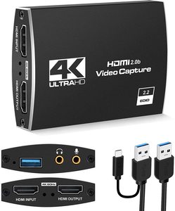 Capturadora de vídeo HDMI a usb, dispositivo de captura de vídeo para captura OBS, tarjeta de captura de vídeo 4K, usb 3,0 - Product Image 2