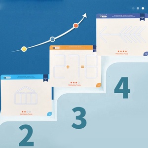 Popolare gioco grafico sfida partita alfabeto matematico gioco di carta avanzato pensiero logico partita giocattolo - Product Image 3