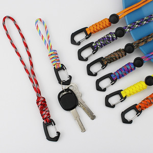 Llavero con correa corta de Paracord personalizado de alta calidad, llavero hecho a mano, cordón de Paracord - Product Image 5