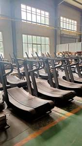 Attrezzature da palestra commerciali attrezzature sportive woodway non alimentate autoalimentate senza motore manuale curva curva meccanica tapis roulant per palestra club - Product Image 6