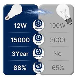 Flint ra90 A67 A21 LED bóng đèn dây tóc E26 12W Opal rõ ràng Milky Frost Glass Dimmable 3000K 2-năm bảo hành kho nhà để xe - Product Image 3