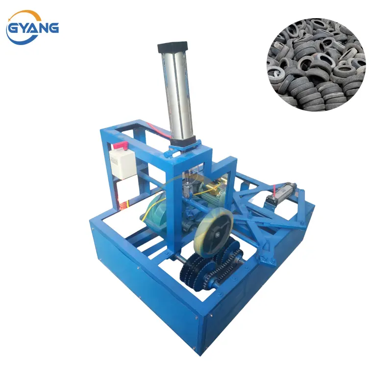 Factory Price Scrap Tyre Cut In 3 Pieces Machine Big Tyre Repair Cutting Machine