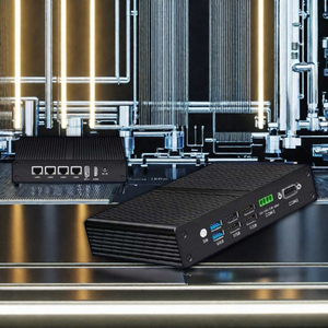 Ucuz 4 2.5 Lan kutusu gömülü bilgisayar sunucu Pfsense güvenlik duvarı Win Win 10 11 Linux yumuşak yönlendirici N100 fansız endüstriyel Mini Pc - Product Image 3