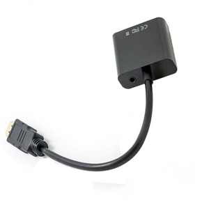 Convertidor de entrada de alta calidad, 1 salida HDMI, VGA, HDMI a VGA, HDCP 1,2, formato de vídeo 1080p, HDMI a VGA