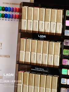 LADAI 2025 120 renkli tırnaklar  lehçe jel seti küçük altın tüp 15ml profesyonel tırnak salonları için uzun ömürlü manikür araçları