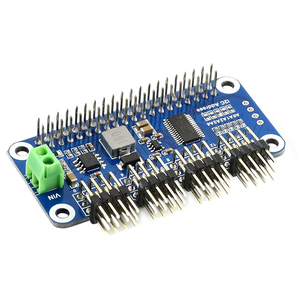 <strong>Raspberry</strong> <strong>Pi</strong> Servo Driver HAT for <strong>Raspberry</strong> <strong>Pi</strong> 16-Channel 12-bit I2C Interface Right Angle Pin Header for RPI 5 4B 3B+ Zero