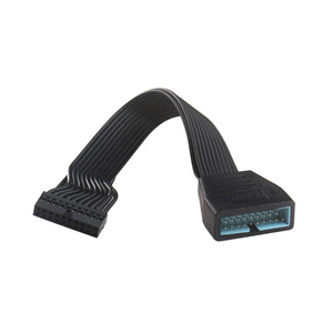 สายต่อขยาย3.0 USB 15ซม. อะแดปเตอร์ต่อขยายภายใน19/20ขาสำหรับสายเมนบอร์ด USB3.0ตัวผู้กับตัวเมีย - Product Image 1