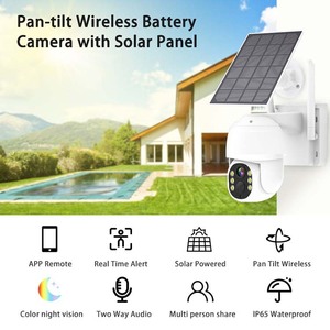 10.1 Inch LCD <strong>Monitoring</strong> Screen 4*4MP Solar WiFi Transmission CCTV <strong>Camera</strong> Night Vision Security <strong>System</strong> Cloud 4G Sim Card NVR - Product Image 2