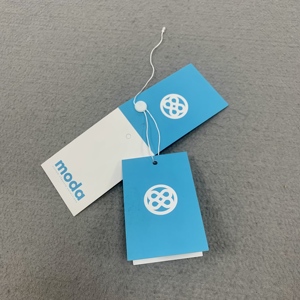 High Quality White Textured Paper <strong>Tags</strong> Custom Sustainable Cardboard Paper Printed Your Logo Hang <strong>Tags</strong> for Garment - Product Image 6