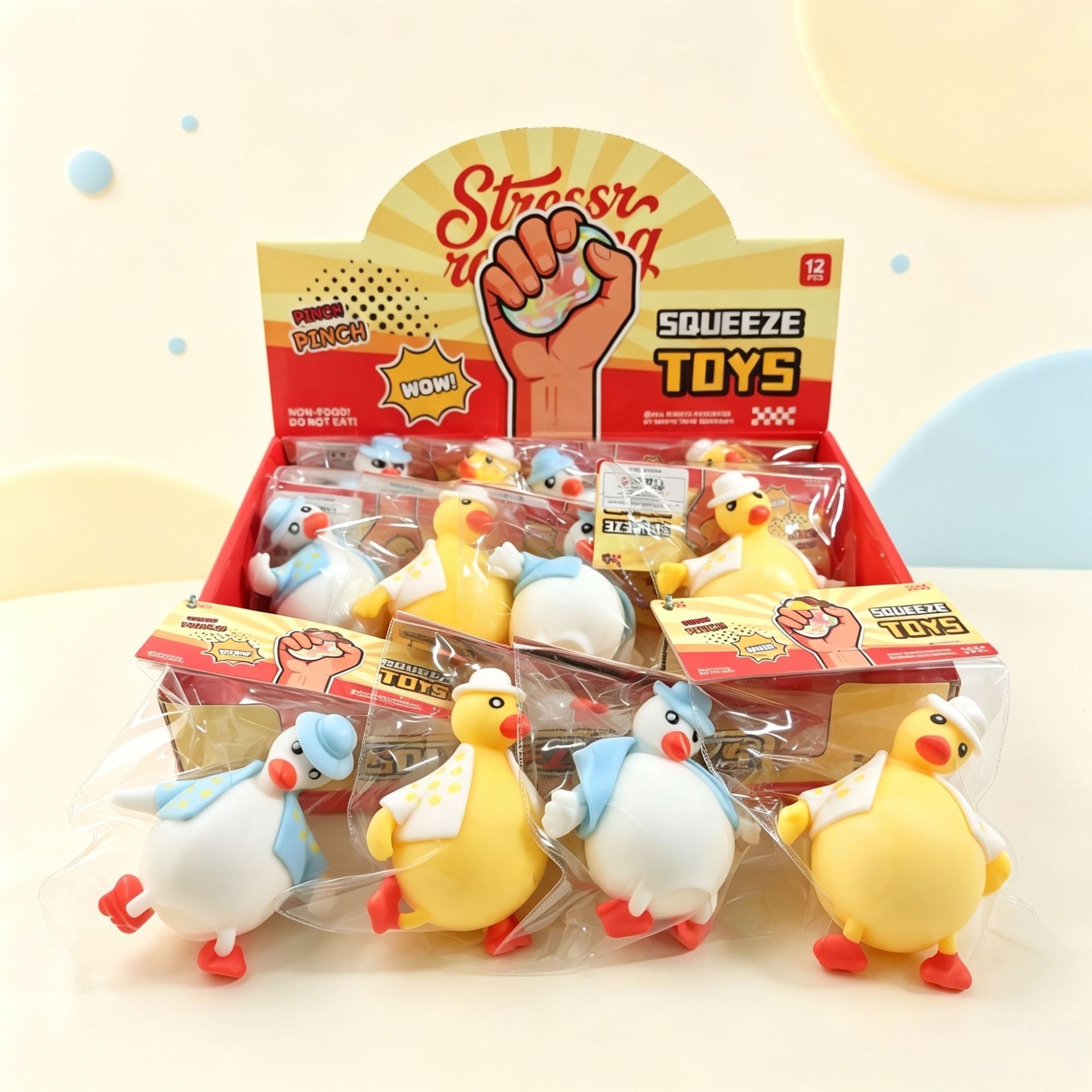 Dress-up duck squeeze