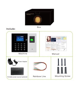 WEB 4G WIFI TCP biometrico registratore di tempo portatile IP di controllo di accesso alla rete orologio in out Machine per i dipendenti OEM personalizzabile