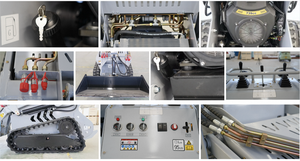 LIVRAISON GRATUITE! Support bon marché pour mini chargeuse diesel sur Skid Steer avec différents accessoires pour godet - Product Image 3