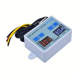 Termorregulador de temperatura con termostato Digital Dual, termorregulador de dos salidas de relé para incubadora, calefacción, refrigeración, XK-W1088 - Product Image 3