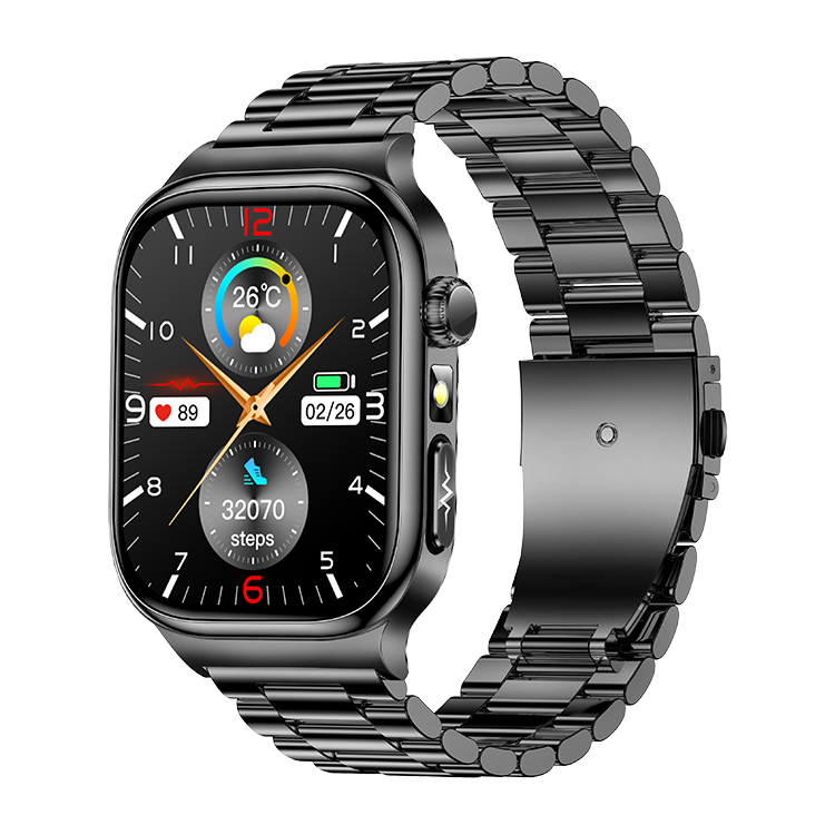 Black - Steel strap