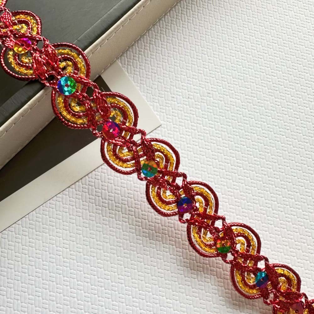 #7 red / sequins