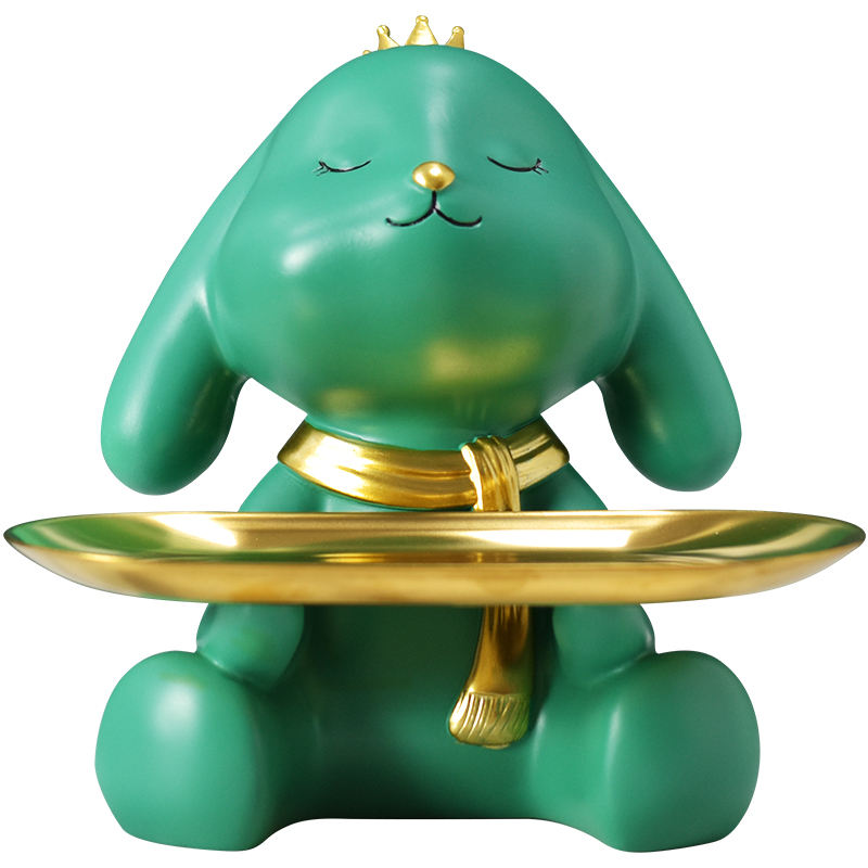 7126R-02 Crown Rabbit - Green