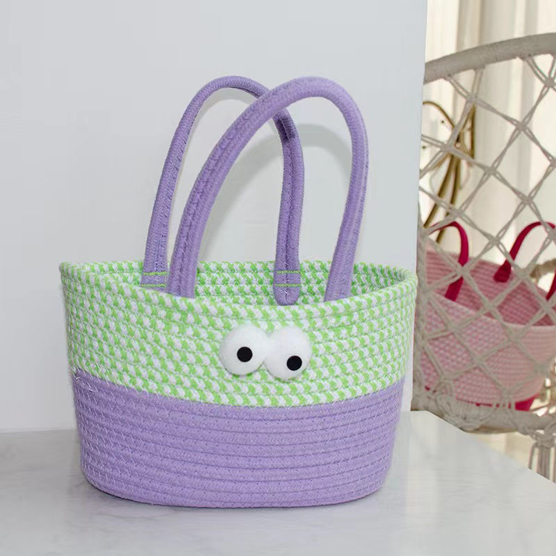 Light-colored fruit green monster bag