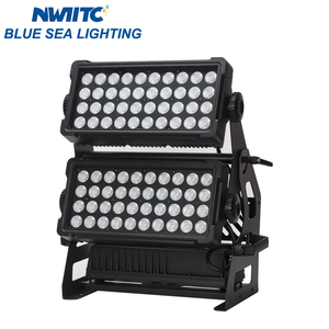 Neutrik REAN powercon ไฟฟลัดไลท์ LED 4in1, กันน้ำกลางแจ้ง RGBW 80x15W พลังสูงสำหรับงานกิจกรรมของสโมสรไฟเวที IP65 DMX512 - Product Image 4