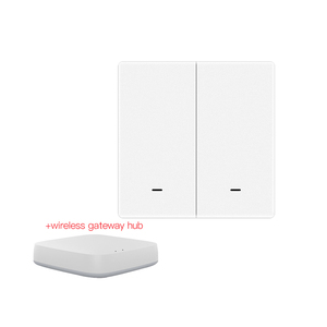 2 Gang tuya smart life app Wi-Fi ble remote control сетки беспроводных интеллектуальных переключателей кнопочный сцены переключатель с батарейным питанием - Product Image 2