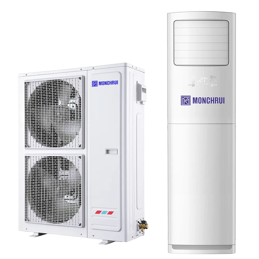 36000Btu Dx Split Ac 1ph Refrigeración Solo Soporte de piso Gabinete eléctrico Aire acondicionado