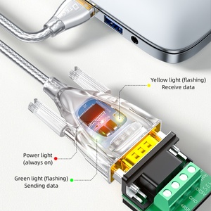 DTECH 1M USB 2.0 FTDI ve 213 çift çip ile RS485 adaptör dönüştürücü seri kablo - Product Image 5